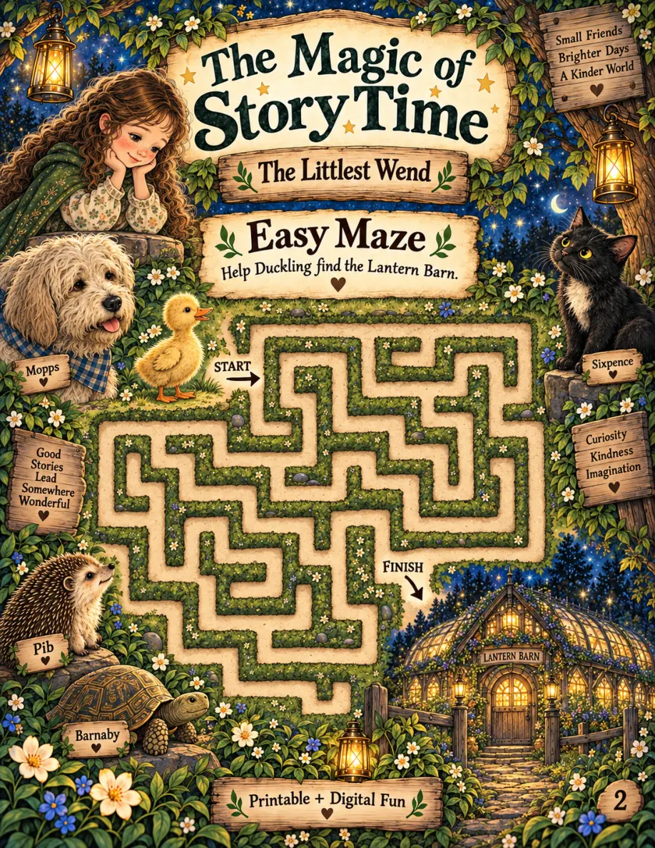Maze activity page