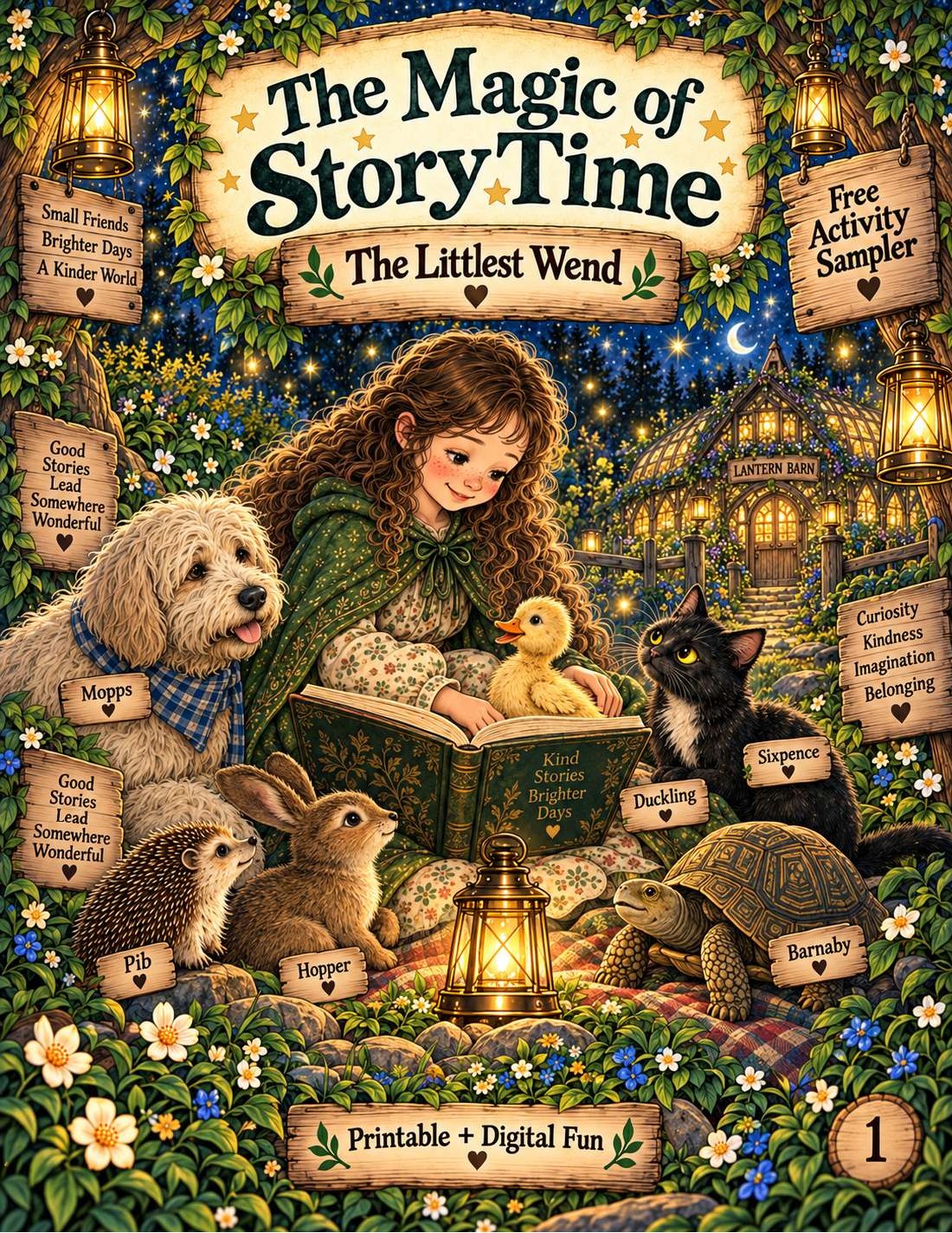 The Magic of Story Time illustrated activity cover